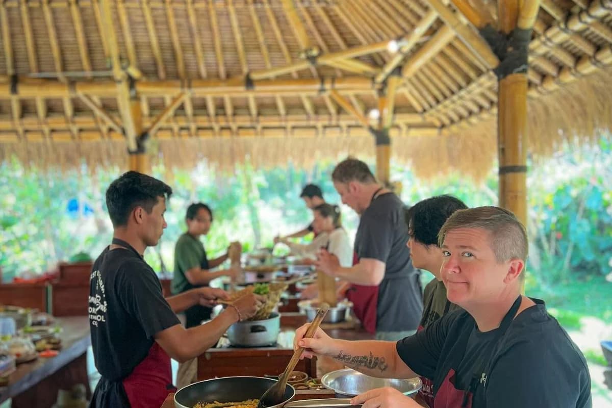 Indonesische kookles met een lokaal gezin in Bukit Lawang