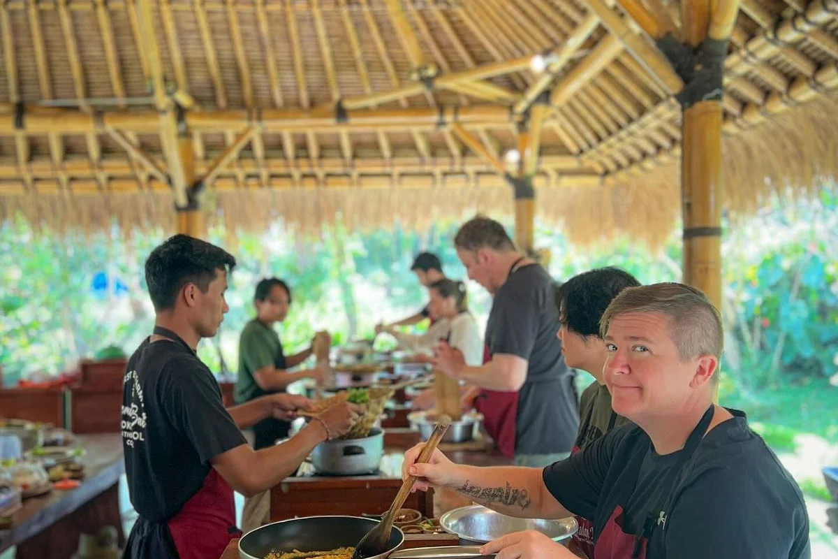 Indonesische kookles met een lokaal gezin in Bukit Lawang